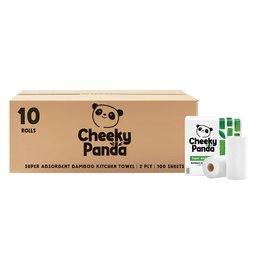Cheeky Panda bamboo kitchen towel- 10 rolls