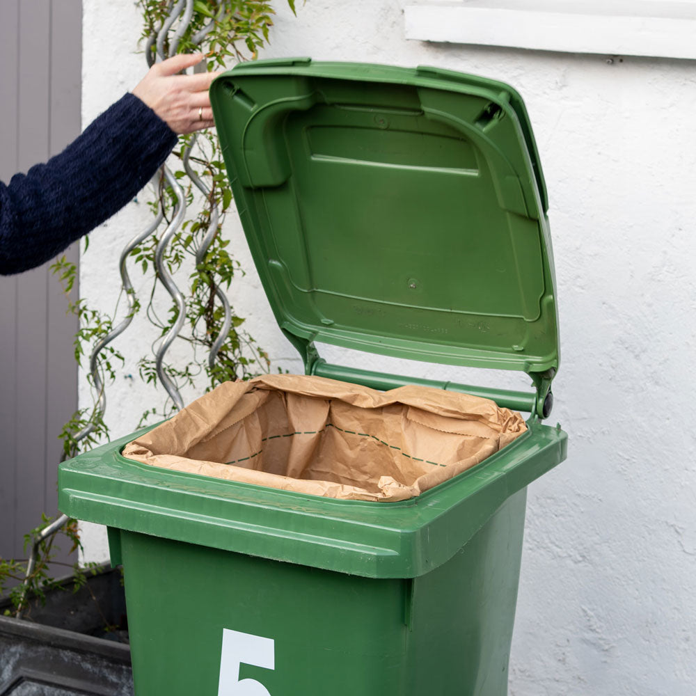 240L Home Compostable Wheelie Bin Liners (Pack of 3)