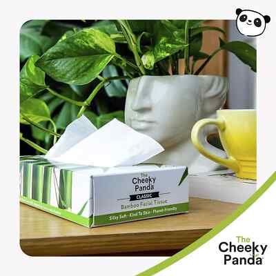 Bamboo Facial Tissue Box Case (12 Pack) | The Cheeky Panda